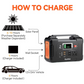 ⏳Time-limited Special⚡FlashFish®200W Portable Power Station with Display【Home emergency, outdoor use】