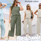 🌺 Hot Sale 49% OFF🌺 New Women's  Sleeveless Top & Wide-Leg Pants 2-Piece Set