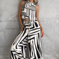 🌴Summer Specials🌴Striped Sleeveless Top & Wide-Leg Pants Set