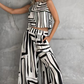 🌴Summer Specials🌴Striped Sleeveless Top & Wide-Leg Pants Set