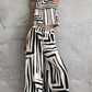 🌴Summer Specials🌴Striped Sleeveless Top & Wide-Leg Pants Set