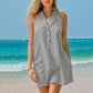 🔥Popular Styles💖Women's Striped V-Neck Sleeveless Short Dress