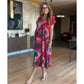 ⏳Time-limited Special 50%OFF💃Women's Casual V-Neck Printed Maxi Dress