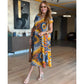 ⏳Time-limited Special 50%OFF💃Women's Casual V-Neck Printed Maxi Dress