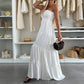 Sexy Sleeveless Solid Color Floor-Length Dress