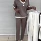 ⏳Time-Limited Special⏰Women's Casual V-Neck Top and Pants Set【High Quality】