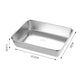 🔥2025-Hot Sale🎁49% OFF-Stainless Steel Square Plate（With Lid）