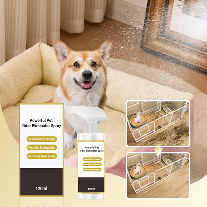 🏆Flash Sale⚡ 50K+ SOLD!🐱🐶120ml Powerful Pet Odor Eliminator Spray