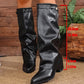 Women's Slouchy Knee High Chunky Boots