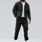 Men’s Retro Jacket & Cargo Pants 2-Piece Set (50% OFF)