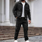 Men’s Retro Jacket & Cargo Pants 2-Piece Set (50% OFF)