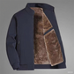 🧥🧥Men's Solid Color Zip Up Warm Jacket