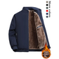 🧥🧥Men's Solid Color Zip Up Warm Jacket