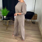 ⏳Time-Limited Special⏰Elegant 3-piece set including long cardigan, top and pants💞