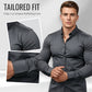 🔥LAST DAY SALE 60% OFF🔥High Quality Men's Four Seasons Solid Color Lapel Long Sleeve Button Shirt