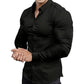 🔥LAST DAY SALE 60% OFF🔥High Quality Men's Four Seasons Solid Color Lapel Long Sleeve Button Shirt