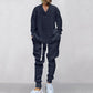 💥Arrived Today-SAVE 66%💥Men's 2-Piece V-Neck Baggy Sweatshirt & Joggers Set
