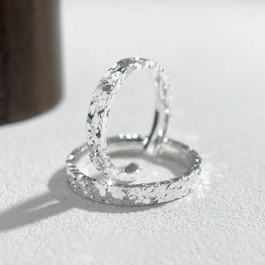 🌟Exclusive Sparkling Silver Wedding Band - Adjustable🌟