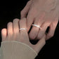 🌟Exclusive Sparkling Silver Wedding Band - Adjustable🌟