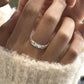 🌟Exclusive Sparkling Silver Wedding Band - Adjustable🌟