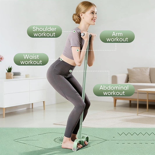 🔥Fitness Resistance Bands-4~8 Tube Pedal Ankle Puller