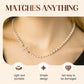 Women’s Elegant Cross Synthetic Pearl Necklace