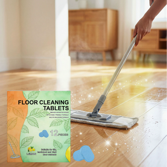 🧼 Multi-Surface Floor Cleaning Tablets | Easy cleaning for tile, wood and laminate floors - eco-friendly formula 🌿