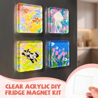 🌟Clear Acrylic DIY Fridge Magnet Kit🌟