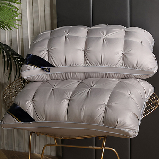 Hvnde Hotel Collection Deep Sleep Pillow - Neck Support Non-Collapse Design Hypoallergenic for Side Supine Prone Sleepers pillow（Free shipping）