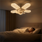 💥 60% OFF 🔥Limited-time offer 💡 Crystal-Effect LED 5-Blade LED Fan Light