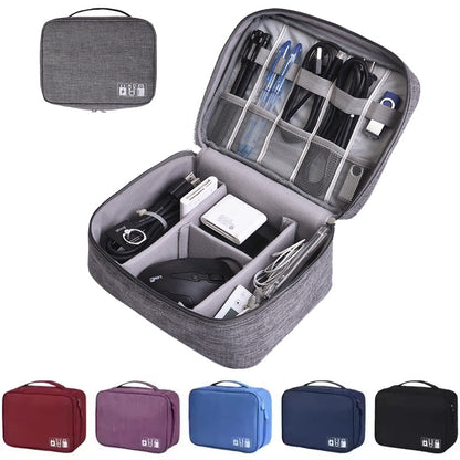 Portable Waterproof Cable Organizer Bag