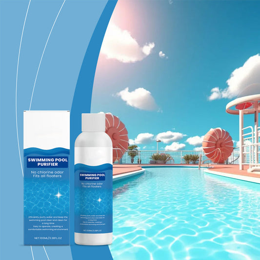 💧 Swimming Pool Purifying Liquid – Crystal Clear Water, Zero Hassle! ✨ Say goodbye to green water & harsh chemicals – just pure, fresh swimming every time. 💙
