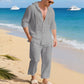 🔥2026 Hot Sale 50% Off🔥Breathable Linen Beachwear Outfit for Men