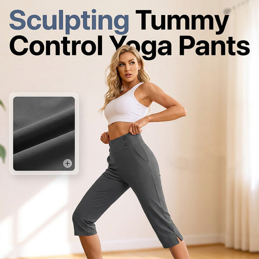 ⏰🔥LIMITED TIME 50% OFF! 💪 Elegant Tummy Control Yoga Pants – Slimming, Comfortable & Perfect for Yoga or Everyday Wear ✨🧘‍♀️
