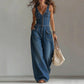 👖 LIMITED-TIME 55% OFF! 💥 Women's Denim Jumpsuit – Button-Front, Wide-Leg✨