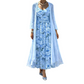 🌸👗Women's Elegant Two-Piece Floral Dress Set – Perfect and elegant style✨
