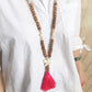 Retro Boho Beach Vacation Style Women's Long Necklace