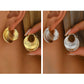 🔥New Arrivals & Best Sellers-Women's Fashion Textured Hoop Earrings💫
