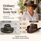 🎁2026 New Arrivals 50% OFF💥💥Vintage Wide-Brim Cowboy Hat with Adjustable Strap – Timeless Western Style & Perfect Sun Protection 🌵✨