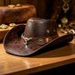 🎁2026 New Arrivals 50% OFF💥💥Vintage Wide-Brim Cowboy Hat with Adjustable Strap – Timeless Western Style & Perfect Sun Protection 🌵✨