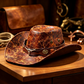 🎁2026 New Arrivals 50% OFF💥💥Vintage Wide-Brim Cowboy Hat with Adjustable Strap – Timeless Western Style & Perfect Sun Protection 🌵✨