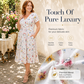 💃Limited-Time 60% OFF 🛍️Women's V-Neck Floral Print Dress with Twist Waist