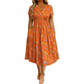 💃Limited-Time 60% OFF 🛍️Women's V-Neck Floral Print Dress with Twist Waist