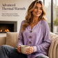 ⌛Limited-Time Offer-Women's Casual Long-Sleeve Velvet Blouse with an Elegant V-Neck
