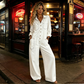 👖 LIMITED-TIME 59% OFF! 💥Women's Casual Long-Sleeve Denim Jumpsuit, Multiple Pockets, High Quality