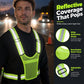 📢📢 52% OFF !! ⏰High Visibility Reflective Vest Adjustable Safety Running Gear with Pocket