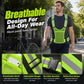 📢📢 52% OFF !! ⏰High Visibility Reflective Vest Adjustable Safety Running Gear with Pocket