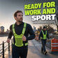📢📢 52% OFF !! ⏰High Visibility Reflective Vest Adjustable Safety Running Gear with Pocket