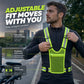 📢📢 52% OFF !! ⏰High Visibility Reflective Vest Adjustable Safety Running Gear with Pocket