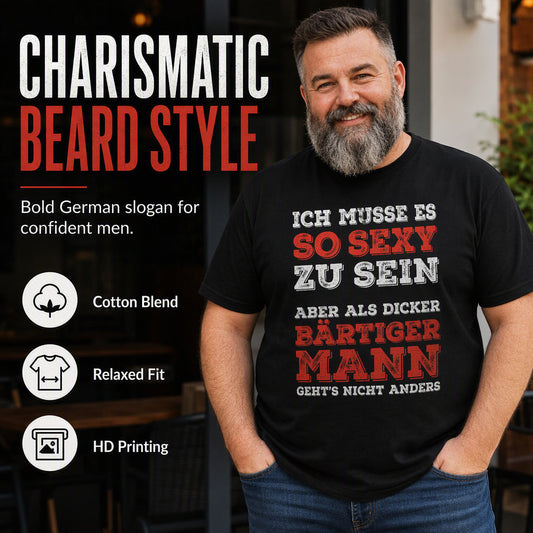 Casual German Slogan Crewneck Short Sleeve T-Shirt